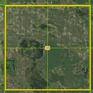 Image of 5 Quarters near Craik SK (RM 222) 35-24-27-W2 Section and NE 26-24-27-W2 