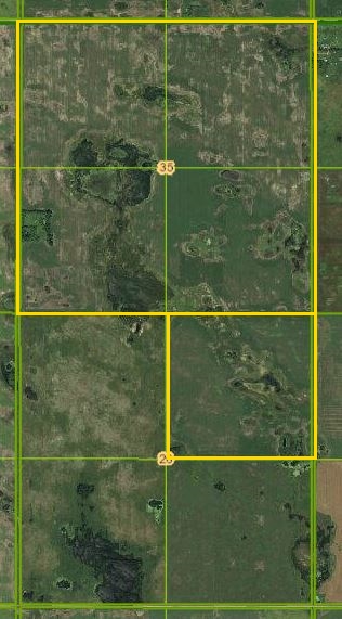 Image of 5 Quarters near Craik SK (RM 222) 35-24-27-W2 Section and NE 26-24-27-W2 